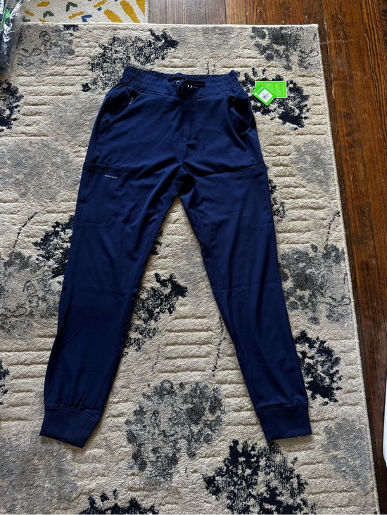 healing hands Pants - healing hands Navy Slim  women’s Jogger Scrub Pants with Drawstring Waist